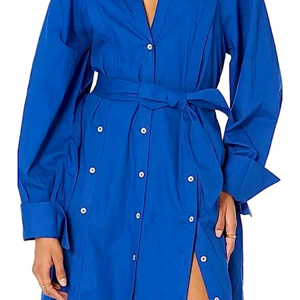 Elegant Blue Maxi Dress - Picture 8 of 16